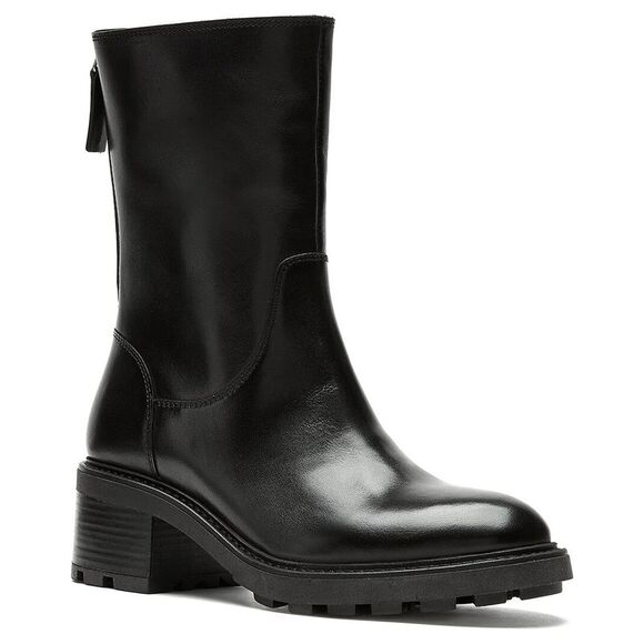 La Canadienne Shoes - La Canadienne Apple Leather Boot, Black